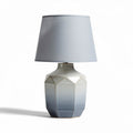 Ceramic table lamp in gradient blue finish - 35 x 25 x 50cm