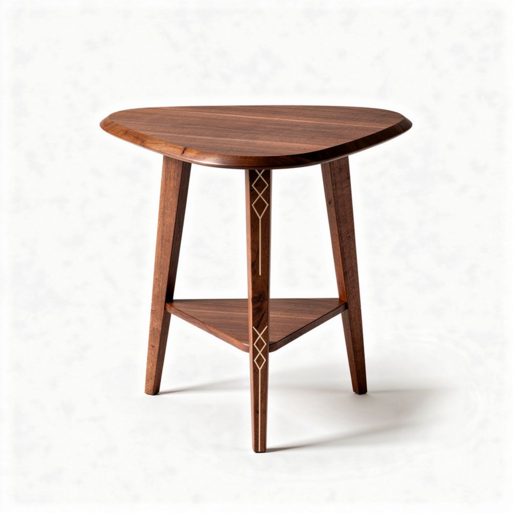 Wooden side table for living room use - 50 x 50 x 70cm